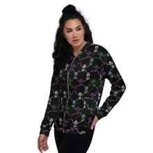 Load image into Gallery viewer, Footprint Unisex Bomber Jacket