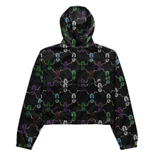 Load image into Gallery viewer, Women’s All Over Cropped Windbreaker