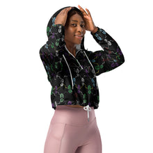 Load image into Gallery viewer, Women’s All Over Cropped Windbreaker